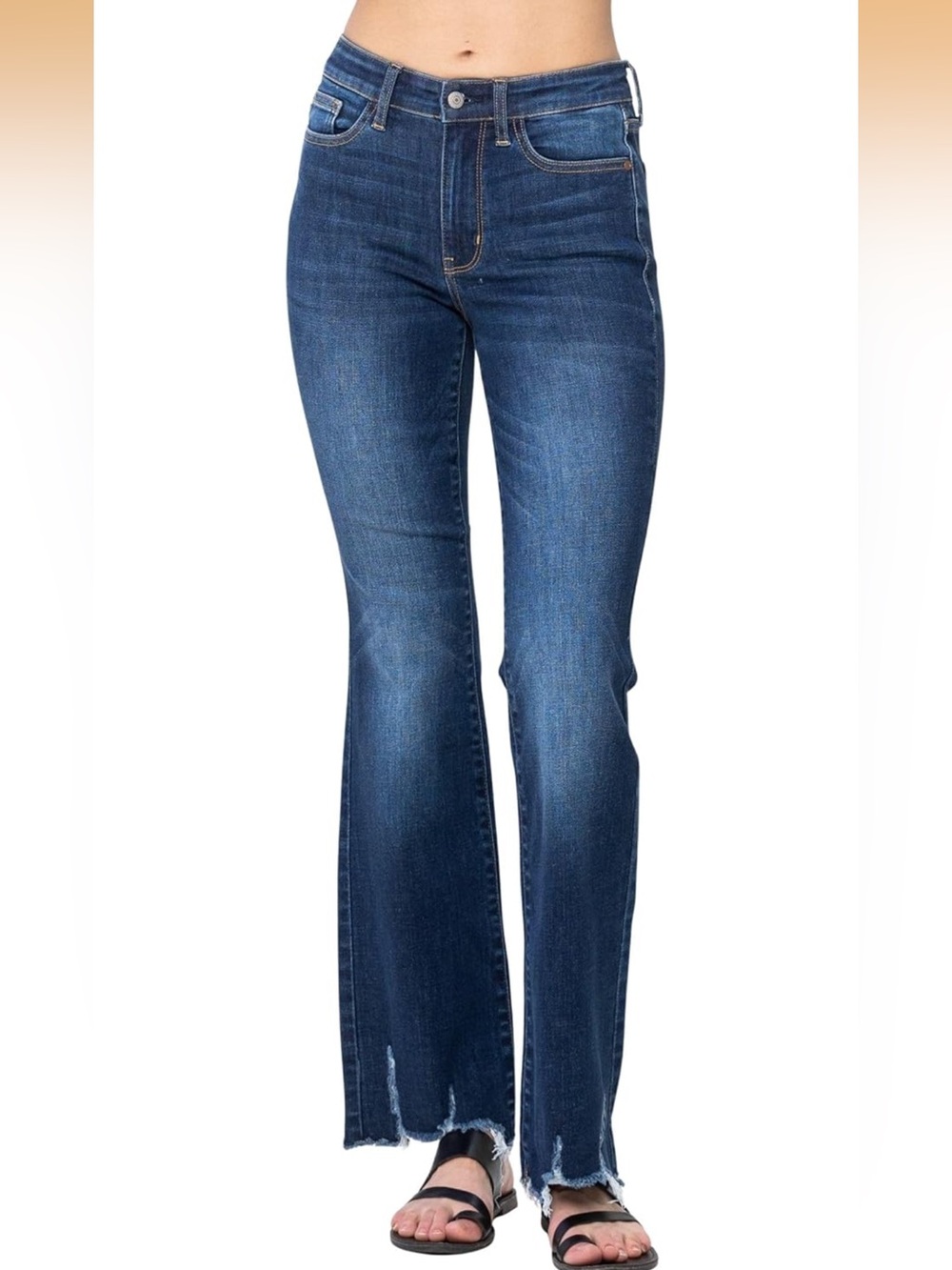 Judy Blue Mid-Rise Non Distressed Hem Bootcut Jeans women’s size 7/28